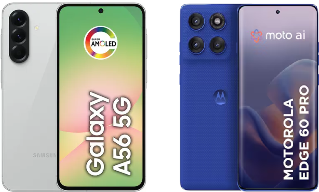 Samsung Galaxy A56 vs Motorola Edge 60 Pro